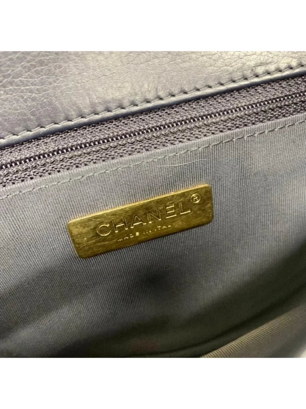 Chanel Quilted Turnlock CC Logo Lambskin Shoulder